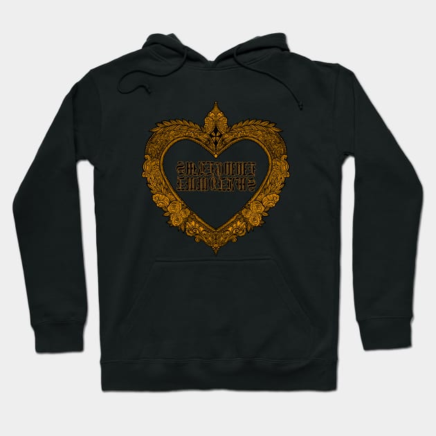 Eww Heart Yellow Hoodie by EwwGerms